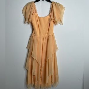 Vintage Garden Party Flounce Dress